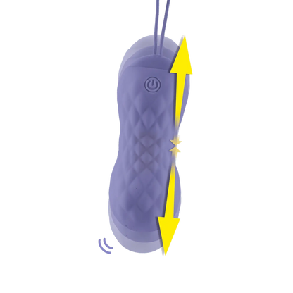 Love Ball télécommandée Jivy de Feelztoys avec fonction d'étirement et vibration, disponible chez Oh My God'Z. Un sextoy innovant conçu pour une stimulation interne intense et personnalisée