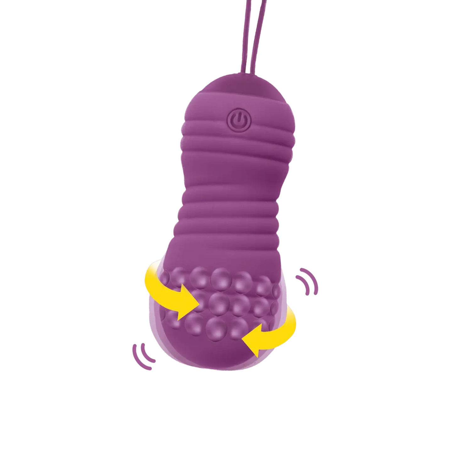 Love Ball télécommandée Foxy de Feelztoys, dotée de boules rotatives internes pour une expérience sensorielle unique. Ce sextoy est disponible chez Oh My God'Z.
