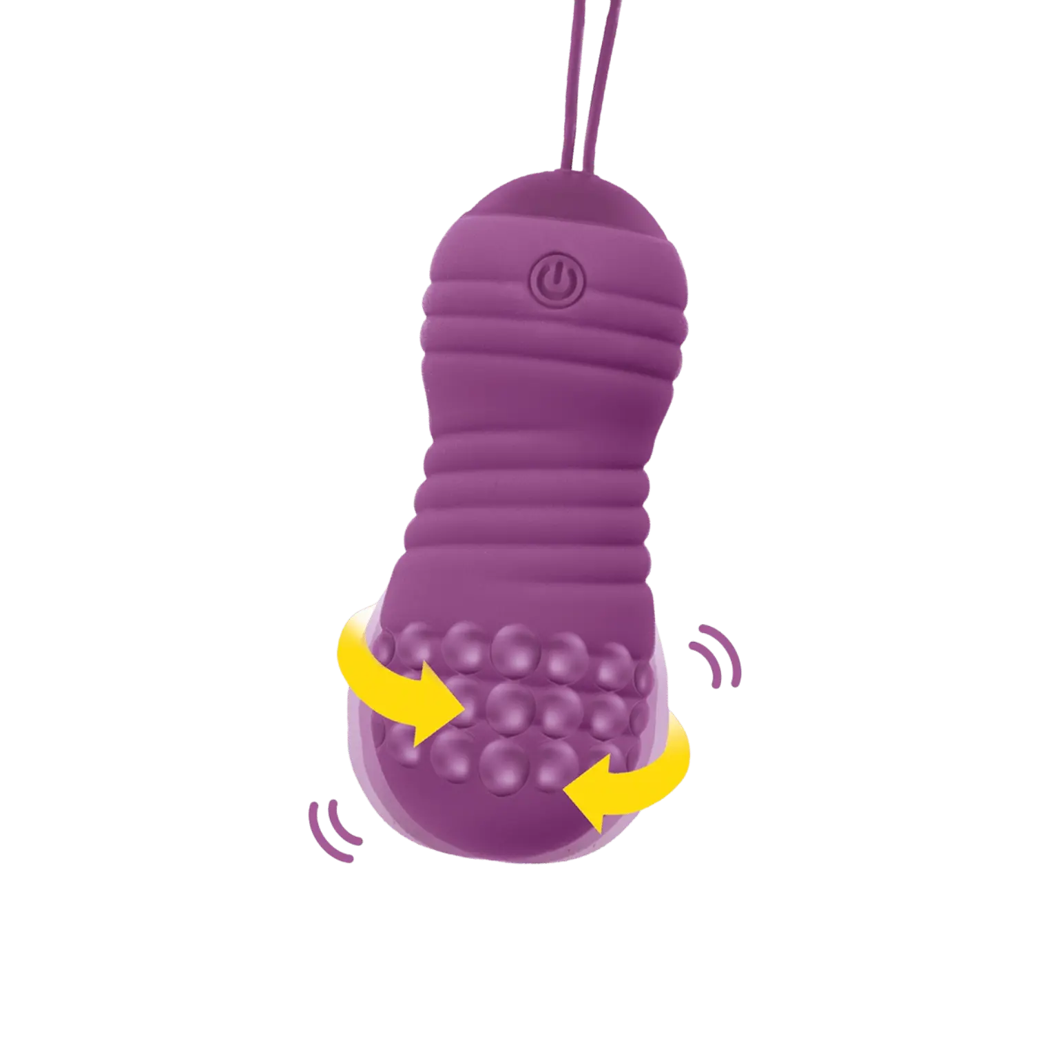 Love Ball télécommandée Foxy de Feelztoys, dotée de boules rotatives internes pour une expérience sensorielle unique. Ce sextoy est disponible chez Oh My God'Z.