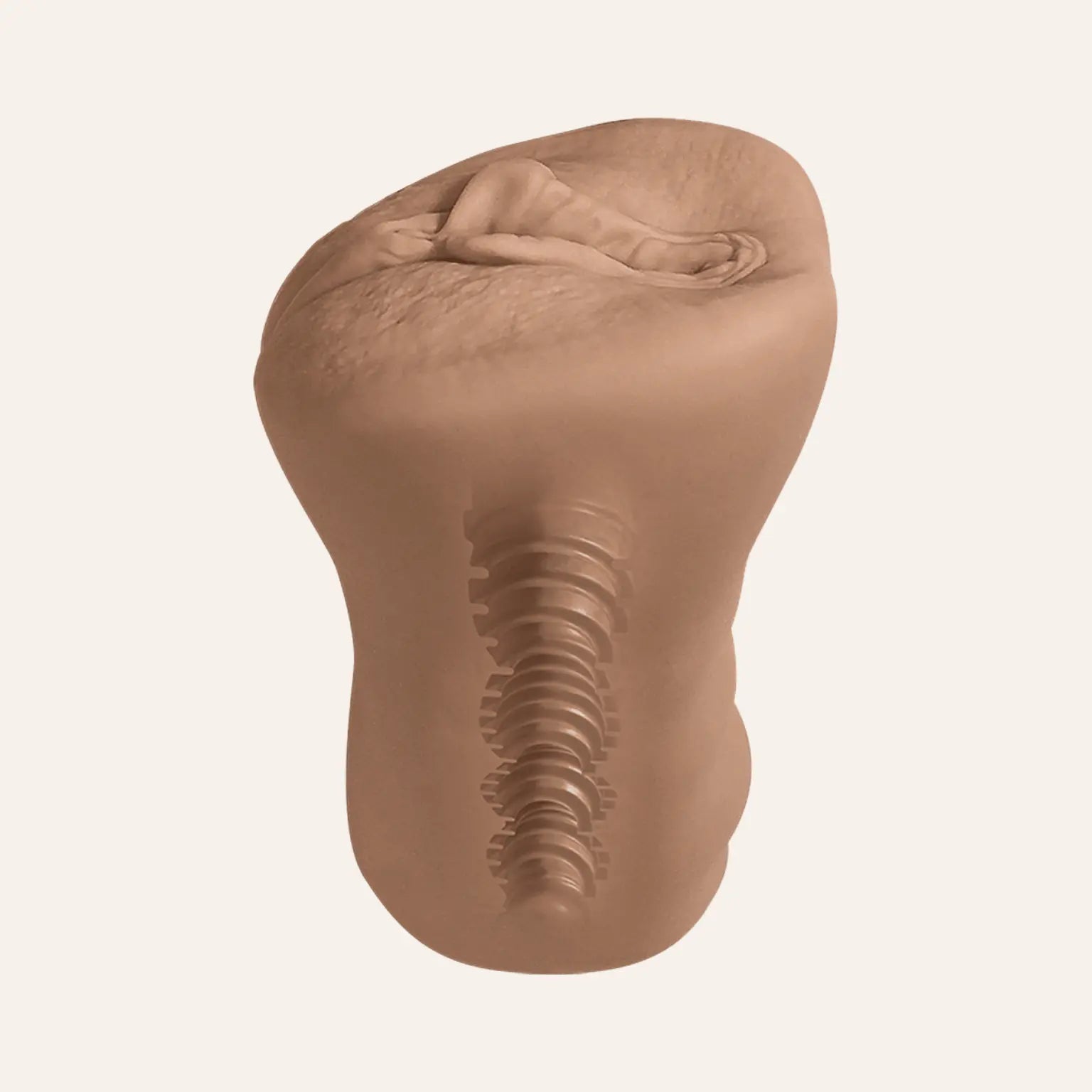 Vue interne du masturbateur vagin Emma de la marque Alive, révélant une texture spiralée ultra-réaliste conçue pour une stimulation maximale. Disponible sur la boutique Oh My God'Z, ce sextoy haut de gamme offre une immersion sensorielle exceptionnelle.