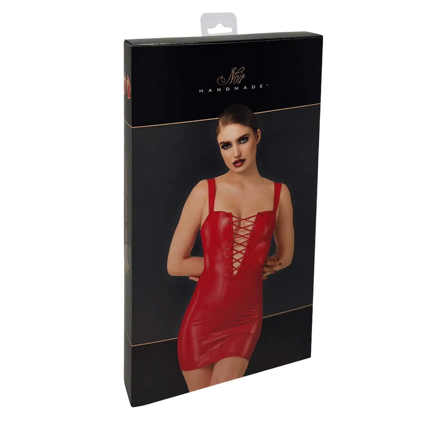 Robe moulante rouge brillante au look audacieux et sensuel – Oh My God’Z
