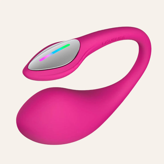 Design élégant du Lovense Lush 4 en silicone rose, sextoy connecté dernière génération pour stimulation interne, en vente sur Oh My God'Z, référence en jouets érotiques haut de gamme.
