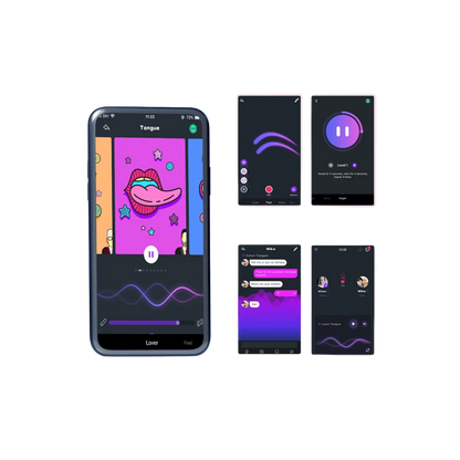 Application mobile Magic Motion pour contrôler l'œuf vibrant connecté Magic Vini, disponible chez Oh My God'Z. Interface intuitive permettant de personnaliser les vibrations et modes via smartphone pour une expérience ludique et interactive.