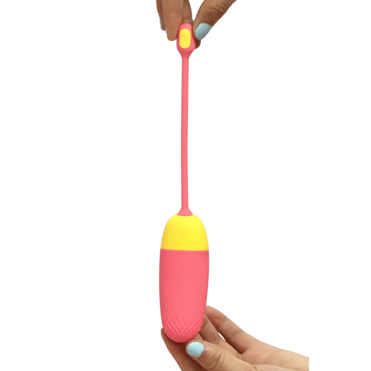 Œuf vibrant connecté Magic Vini en rose et jaune, de Magic Motion, proposé par Oh My God'Z. Ce sextoy discret et puissant est conçu pour être contrôlé à distance via une application mobile, parfait pour des jeux érotiques.