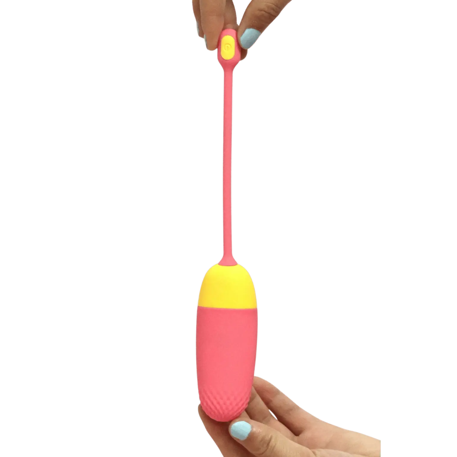 Œuf vibrant connecté Magic Vini en rose et jaune, de Magic Motion, proposé par Oh My God'Z. Ce sextoy discret et puissant est conçu pour être contrôlé à distance via une application mobile, parfait pour des jeux érotiques.