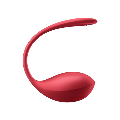 Gros plan sur le jouet intime Petal de Satisfyer chez Oh My God'Z. Cet œuf vibrant innovant est conçu pour une stimulation interne ciblée, avec des vibrations ajustables et un contrôle intelligent via Bluetooth.