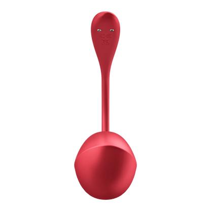 Vue latérale du sextoy Petal de Satisfyer en vente chez Oh My God'Z. Sa courbure et sa texture en silicone offrent une sensation de douceur et une stimulation efficace du point G et du clitoris.