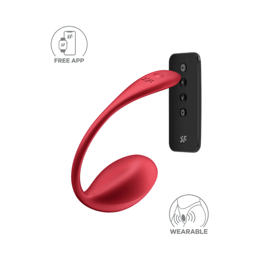 L’œuf vibrant connecté Petal de Satisfyer, parfait pour une stimulation discrète et puissante. Disponible chez Oh My God'Z, ce sextoy premium offre un contrôle via une télécommande et une application, pour un plaisir personnalisé.