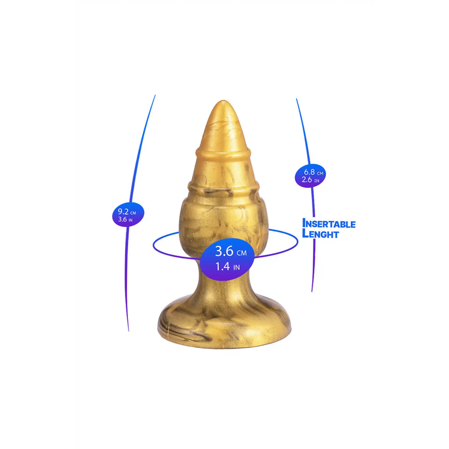 Plug anal M Fantasy Collection SilexD silicone liquide – Oh My God’Z plaisir haut de gamme