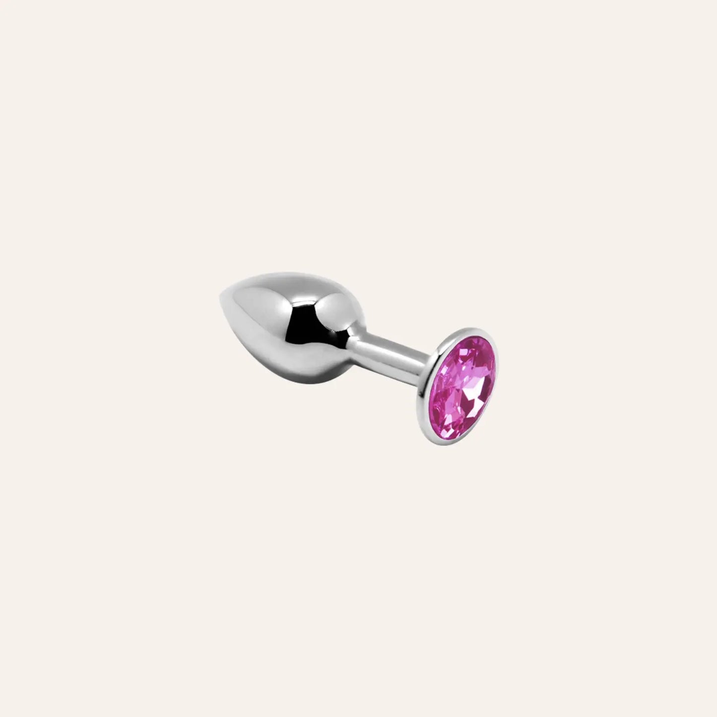 Plug anal premium avec bijou rose, un accessoire chic et discret pour les amateurs de sextoys haut de gamme. En vente dans la boutique Oh My God'Z.