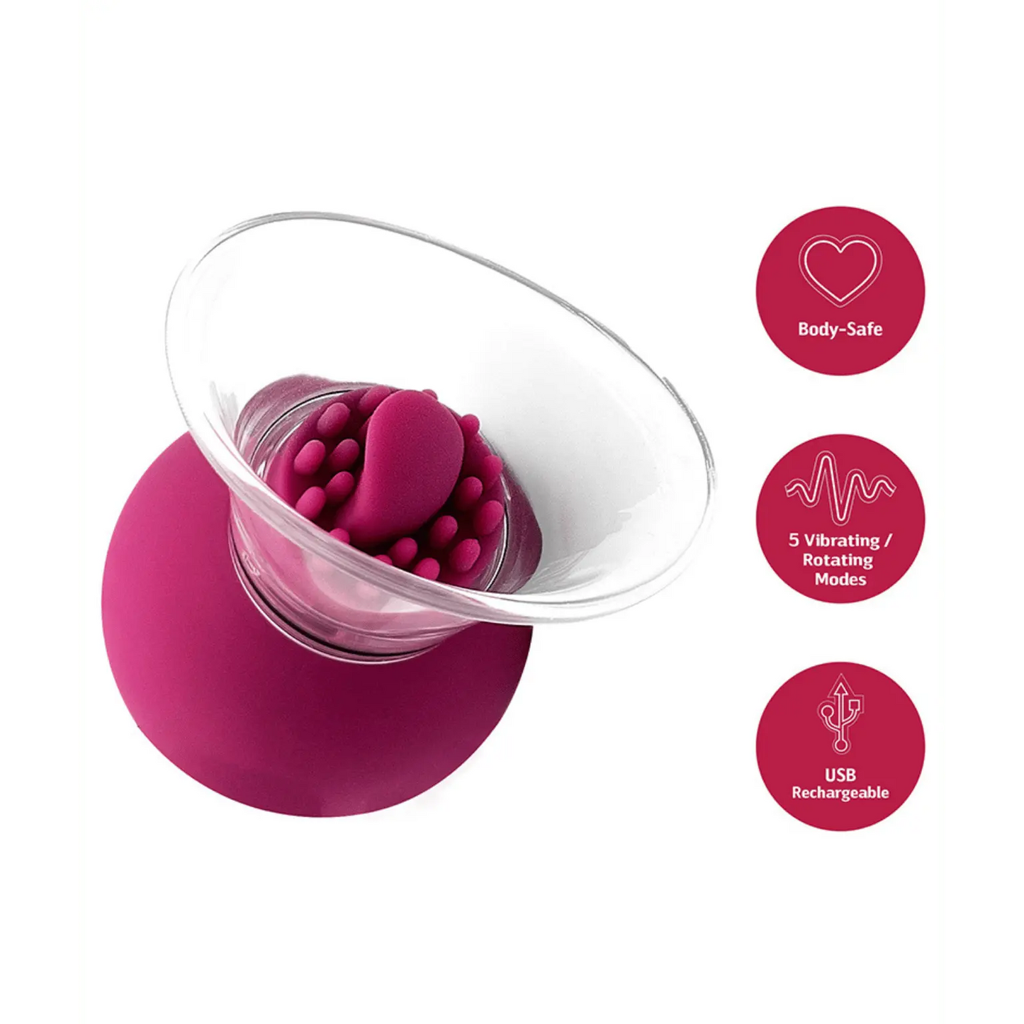 Stimulateur clitoridien et tétons She.E.O avec vibrations ciblées – Oh My God’Z