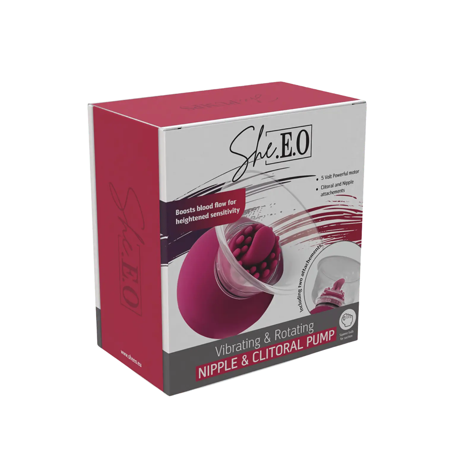 Sextoy premium She.E.O à succion douce et stimulation avancée – Oh My God’Z