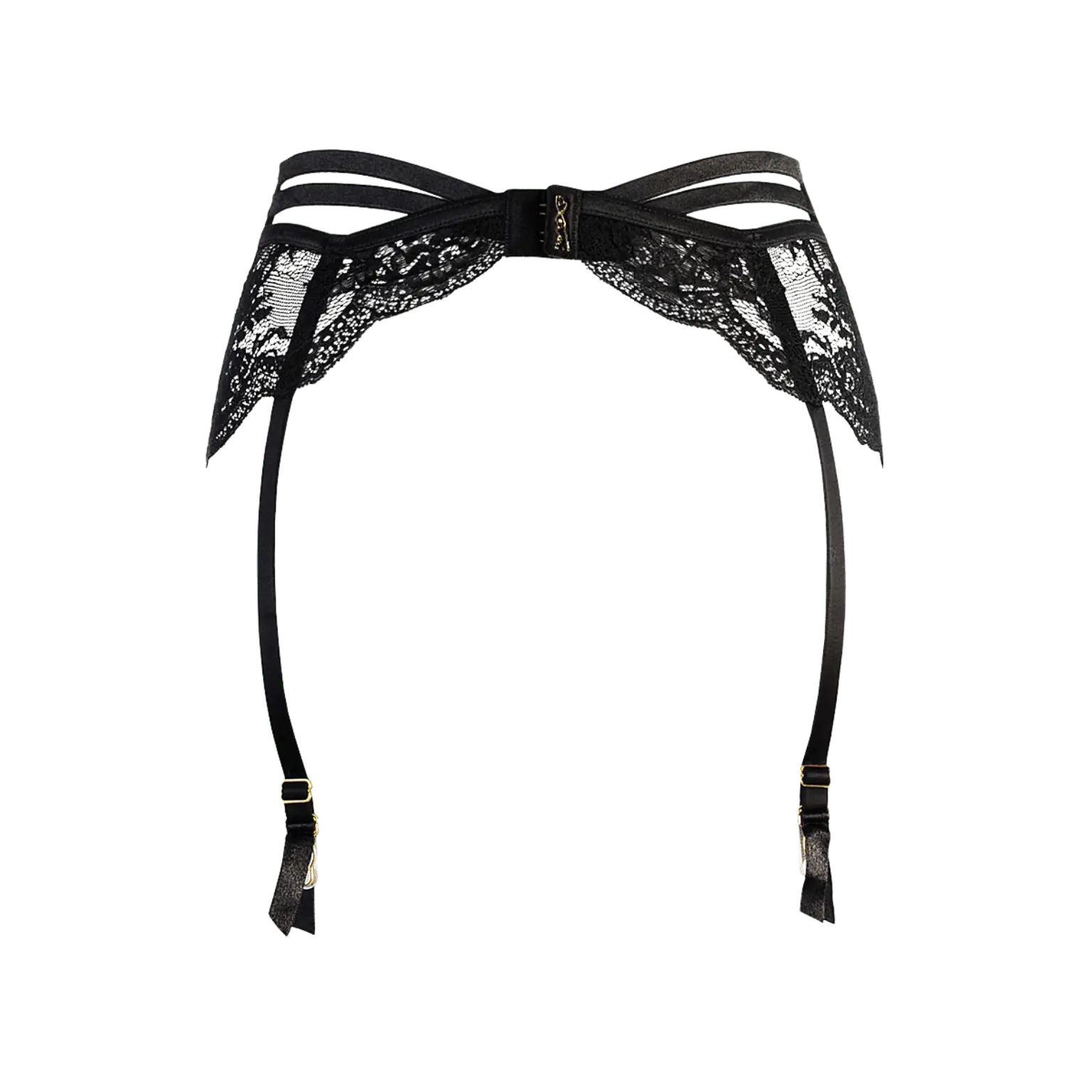 Porte-jarretelles féminin dentelle noire Axami by Oh My God’Z