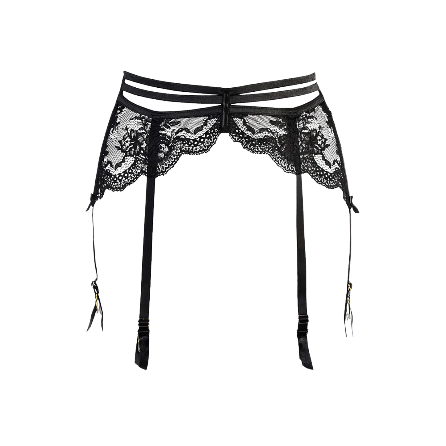 Porte-jarretelles sensuel en dentelle noire Axami – Oh My God’Z