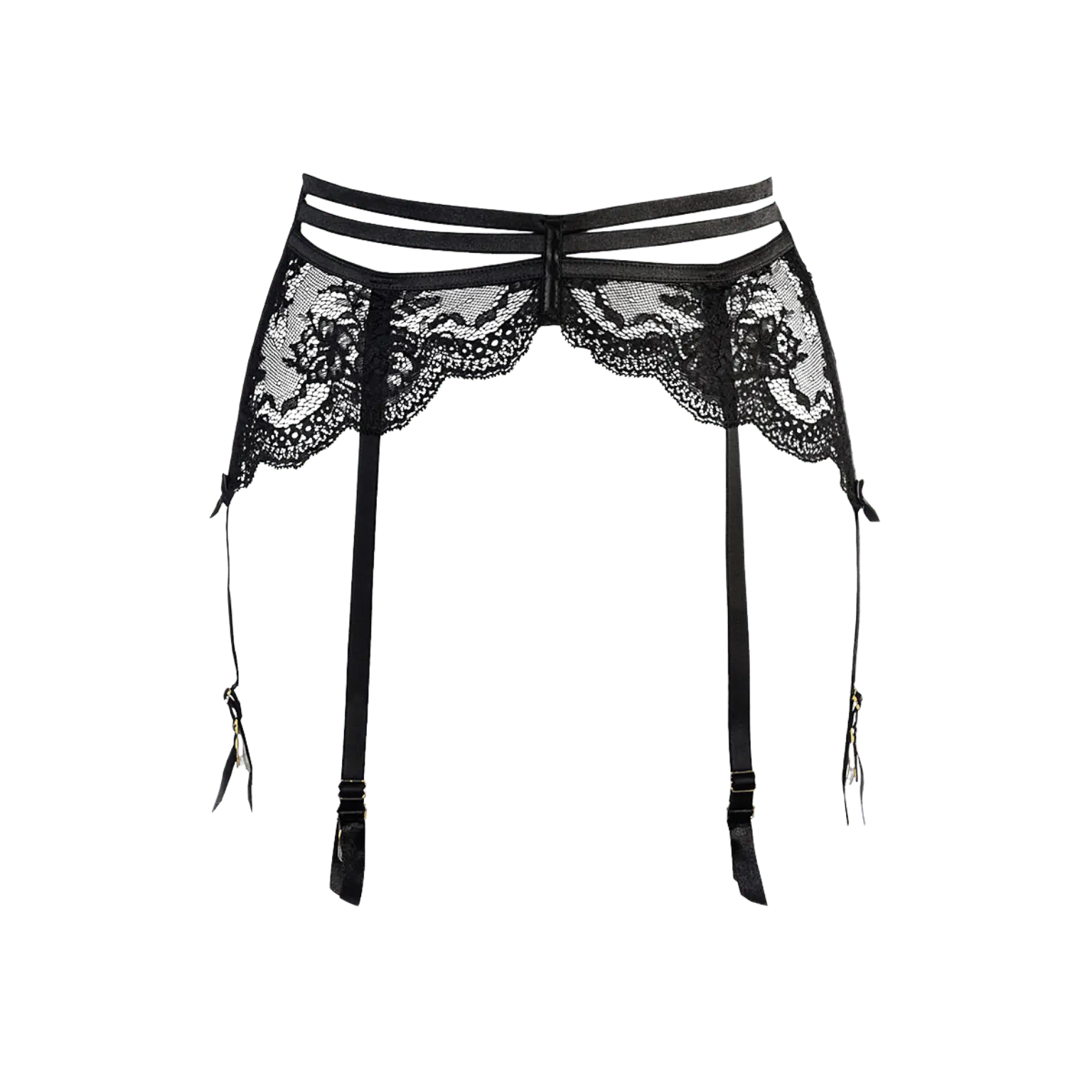 Porte-jarretelles sensuel en dentelle noire Axami – Oh My God’Z