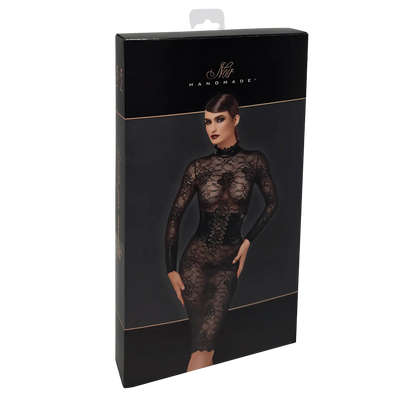 Emballage de la robe corset Noirelle F375 – Noir Handmade – Collection Kink Royal