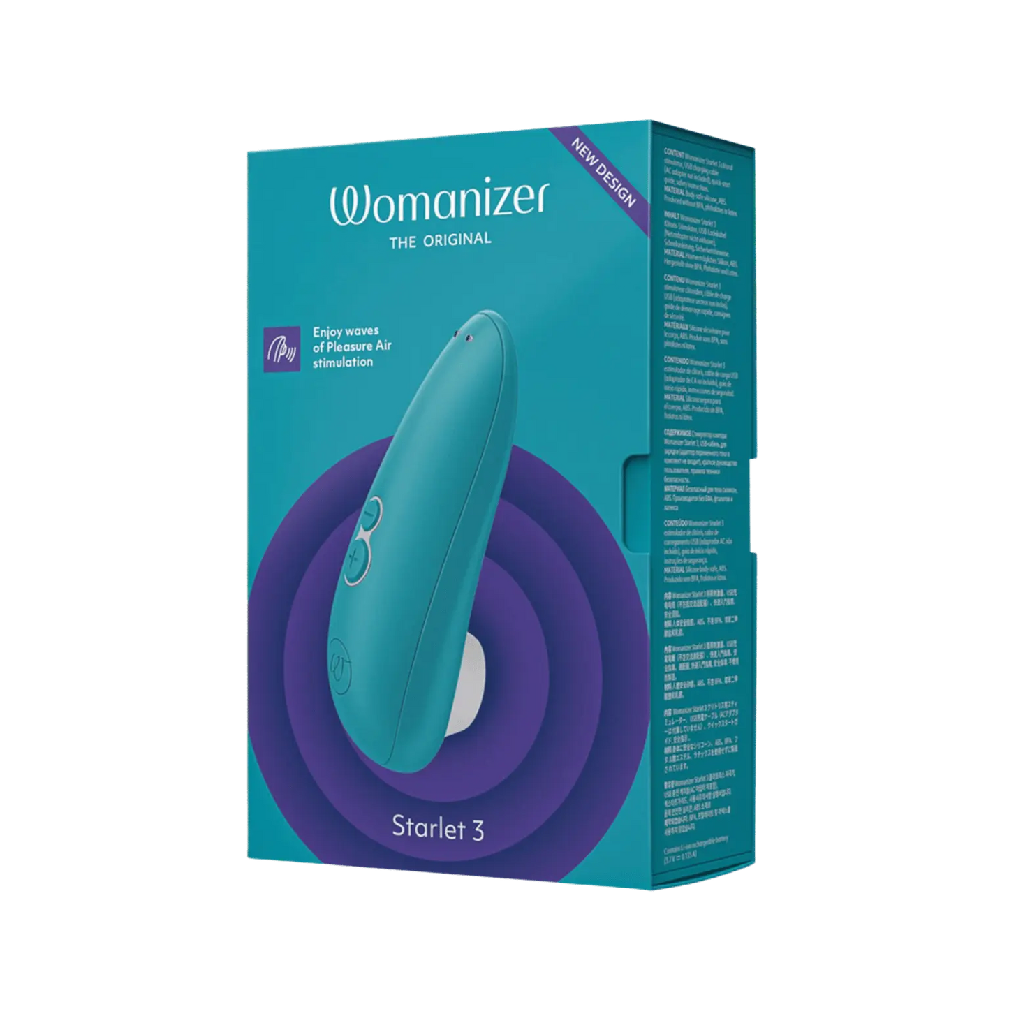 Boîte Womanizer Starlet 3 bleu sextoy de luxe Oh My God'Z