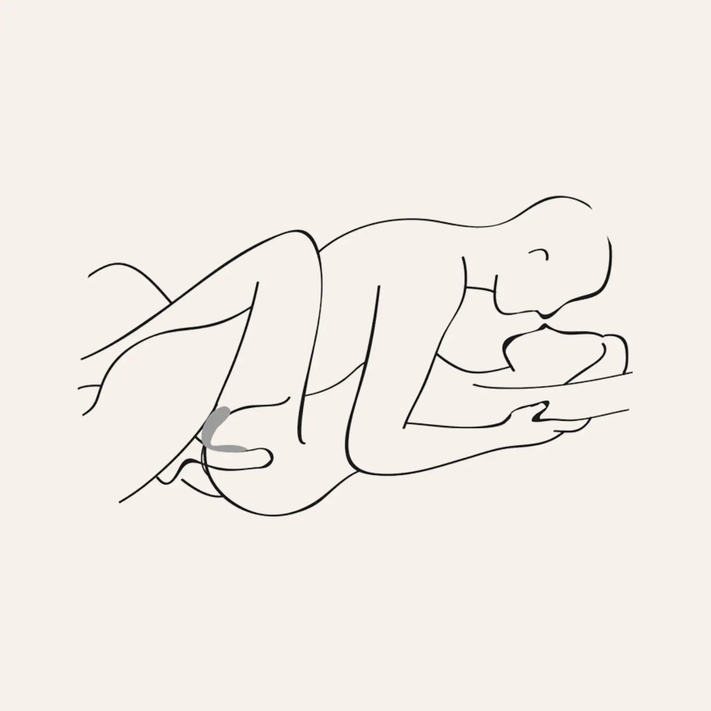 Illustration du stimulateur Double Love en utilisation, conçu pour intensifier les sensations en couple. Disponible dans la boutique haut de gamme Oh My God'Z.