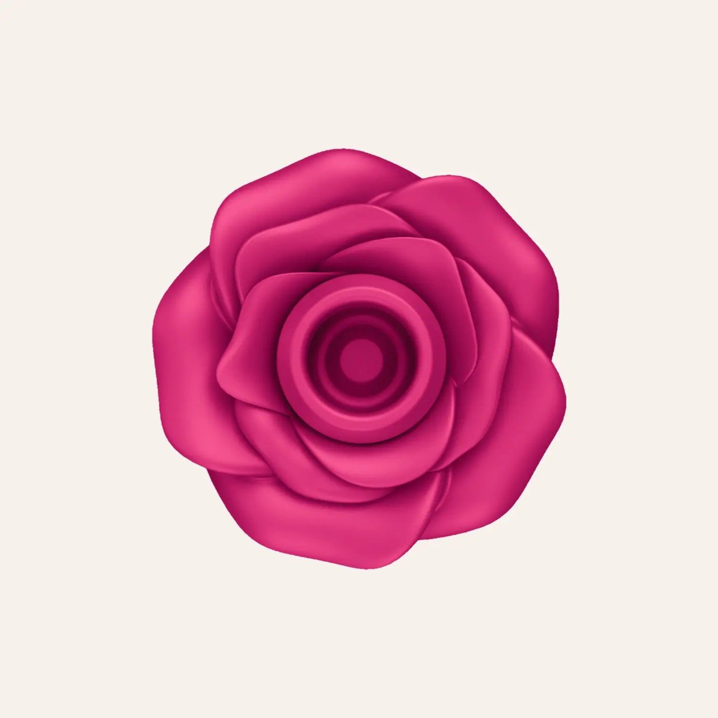 Vue aérienne du stimulateur clitoridien Satisfyer Pro 2 Modern Blossom, révélant sa tête à ondes de pression sans contact, en silicone doux. Un sextoy de luxe à retrouver chez Oh My God'Z, idéal pour une stimulation précise et élégante.