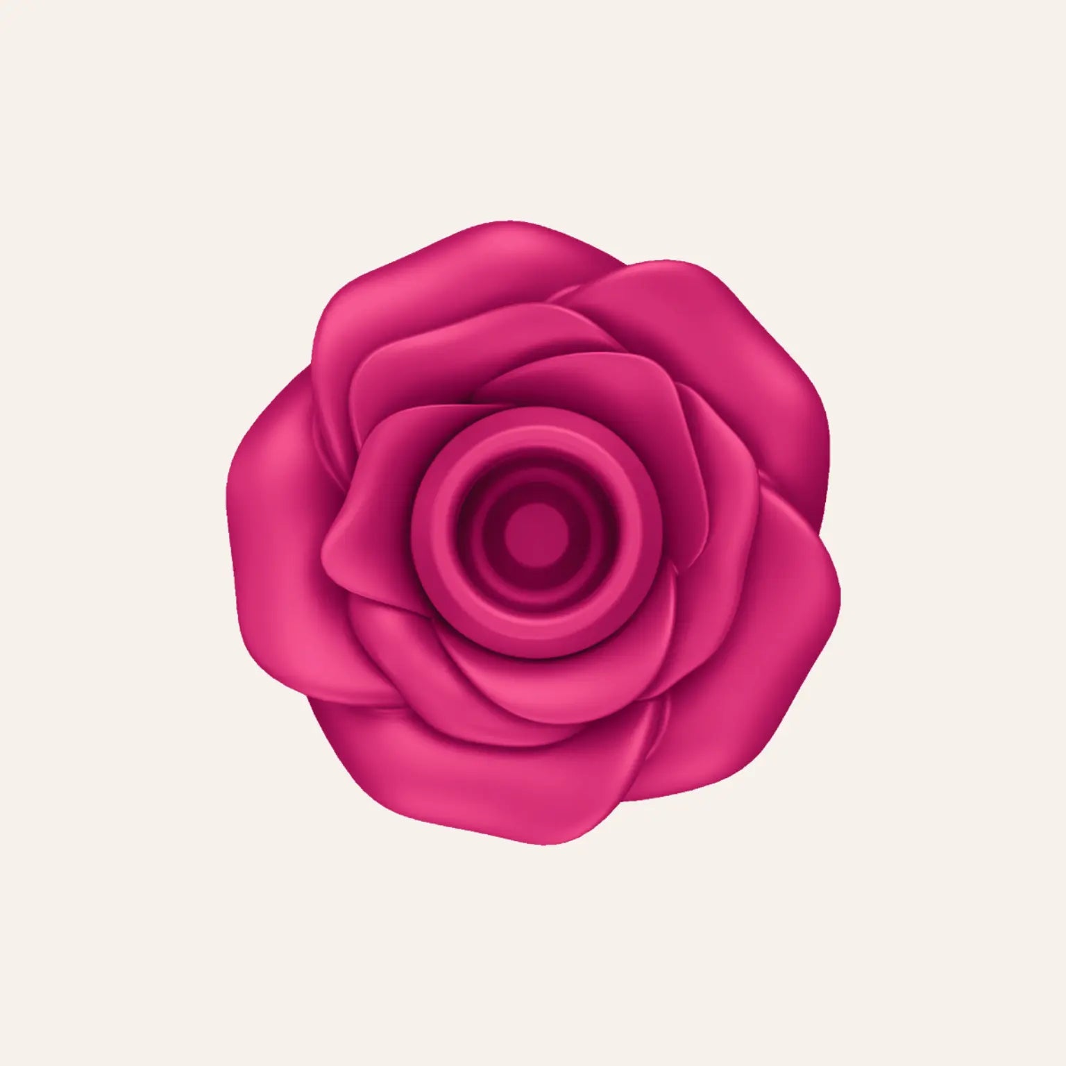 Vue aérienne du stimulateur clitoridien Satisfyer Pro 2 Modern Blossom, révélant sa tête à ondes de pression sans contact, en silicone doux. Un sextoy de luxe à retrouver chez Oh My God'Z, idéal pour une stimulation précise et élégante.
