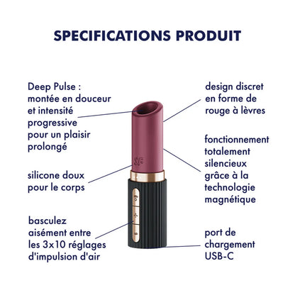 Fonctionnalités du Satisfyer Pro 2 Kiss, sextoy haut de gamme chez Oh My God'Z