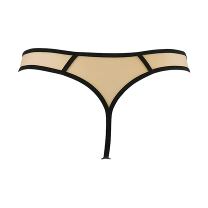 String féminin haut de gamme V-10148 d'Axami, avec brodures fluo, en vente chez Oh My God'Z. Lingerie de luxe pour séduction élégante.