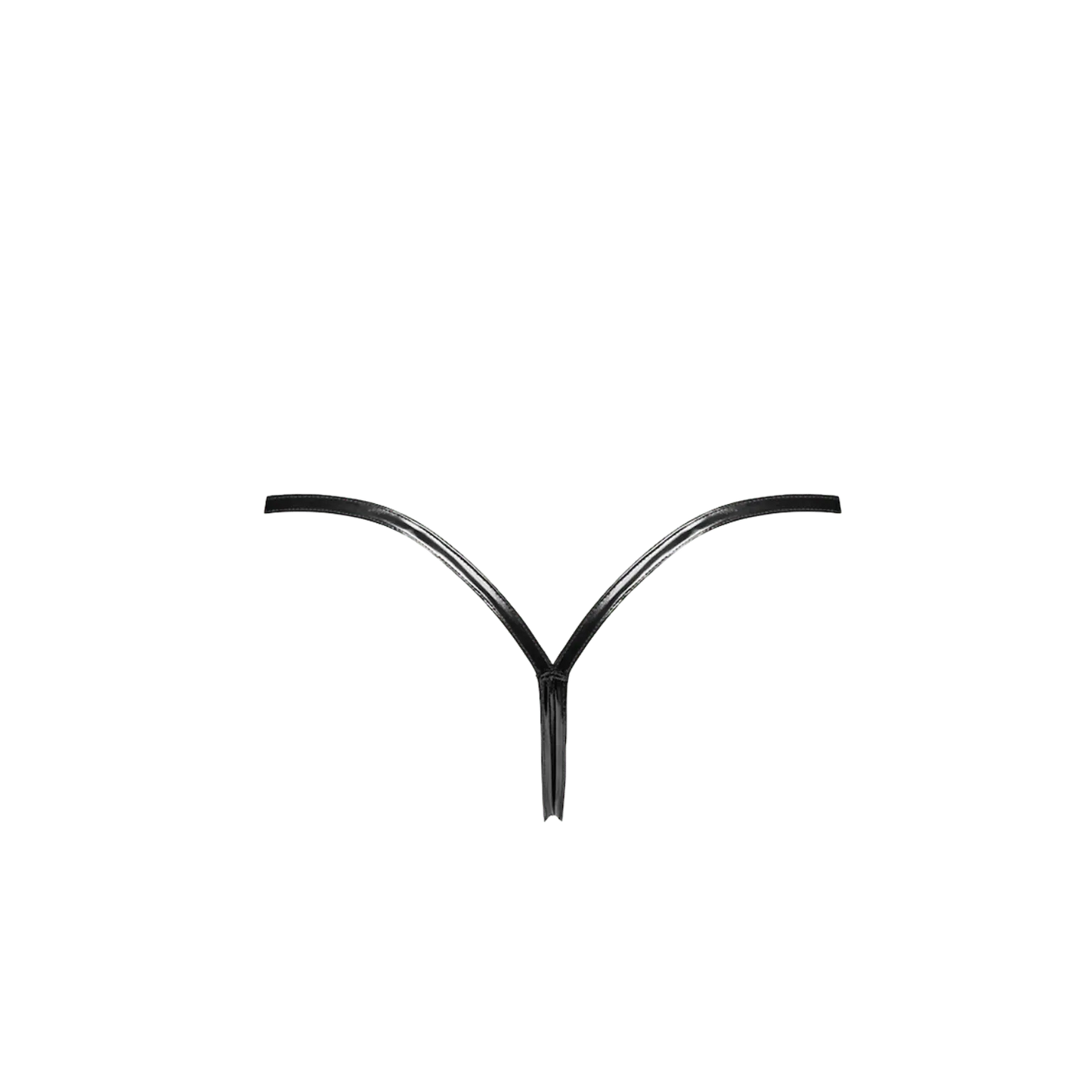 String brillant noir Dominae P014 Noir Handmade – Oh My God’Z