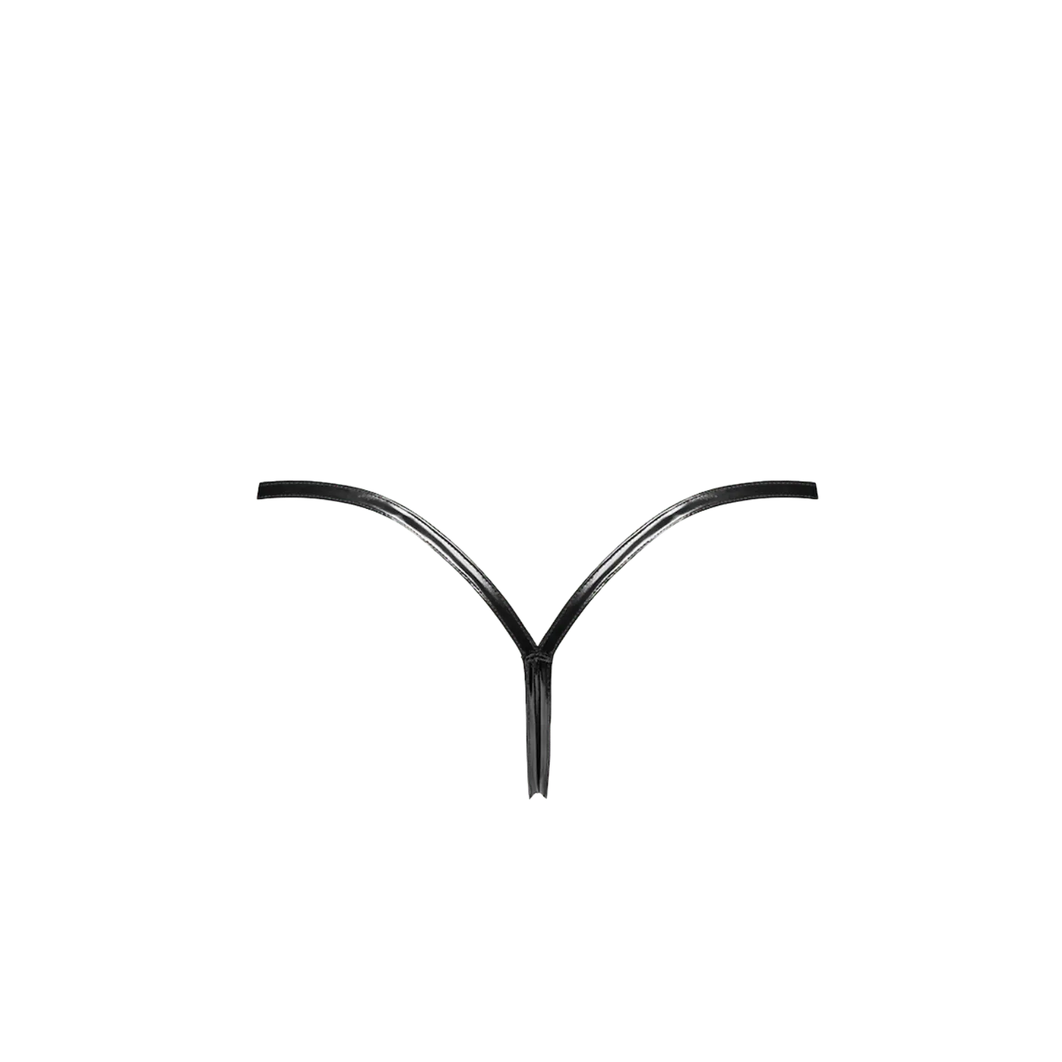 String brillant noir Dominae P014 Noir Handmade – Oh My God’Z