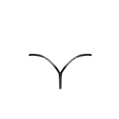 String brillant noir Dominae P014 Noir Handmade – Oh My God’Z