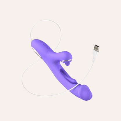 Vibromasseur "Tess" rechargeable par USB avec plusieurs modes de vibrations. Une technologie de plaisir avancée disponible chez Oh My God'Z.