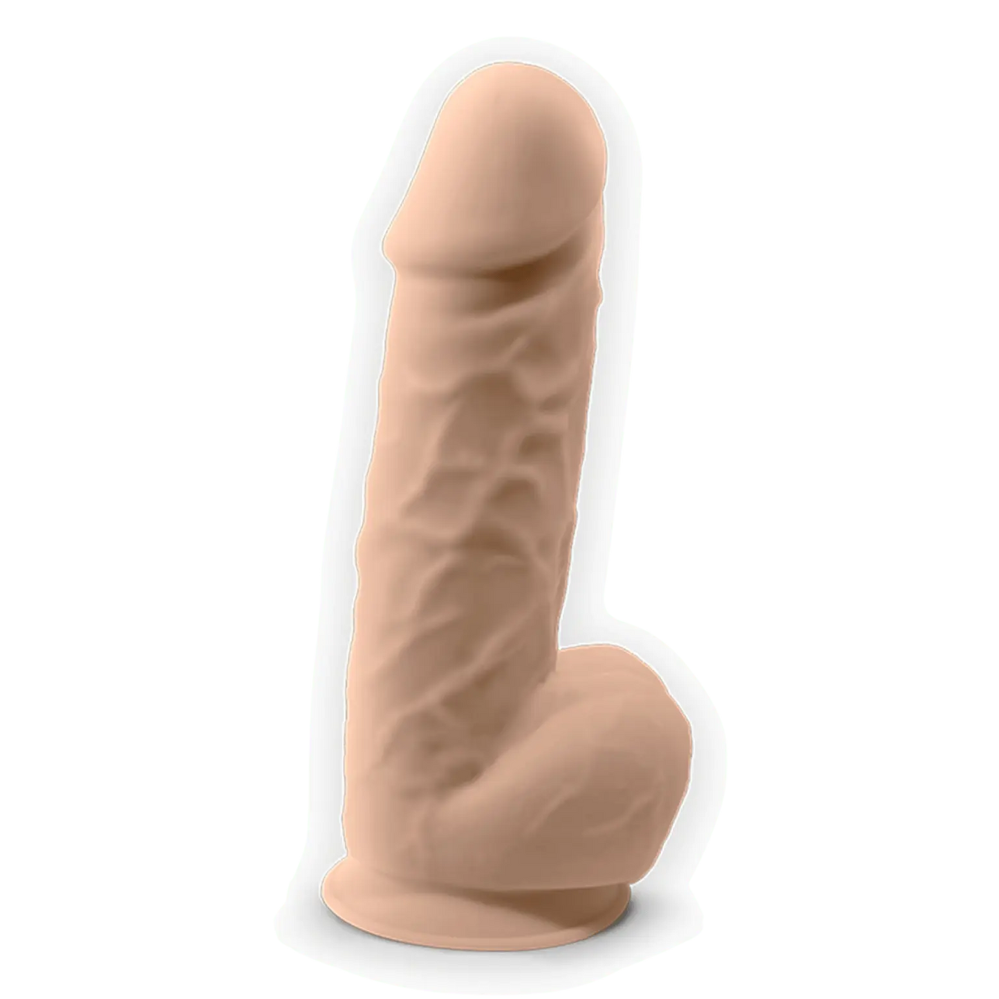 Vibro réaliste beige 21 cm avec télécommande sans fil – SilexD