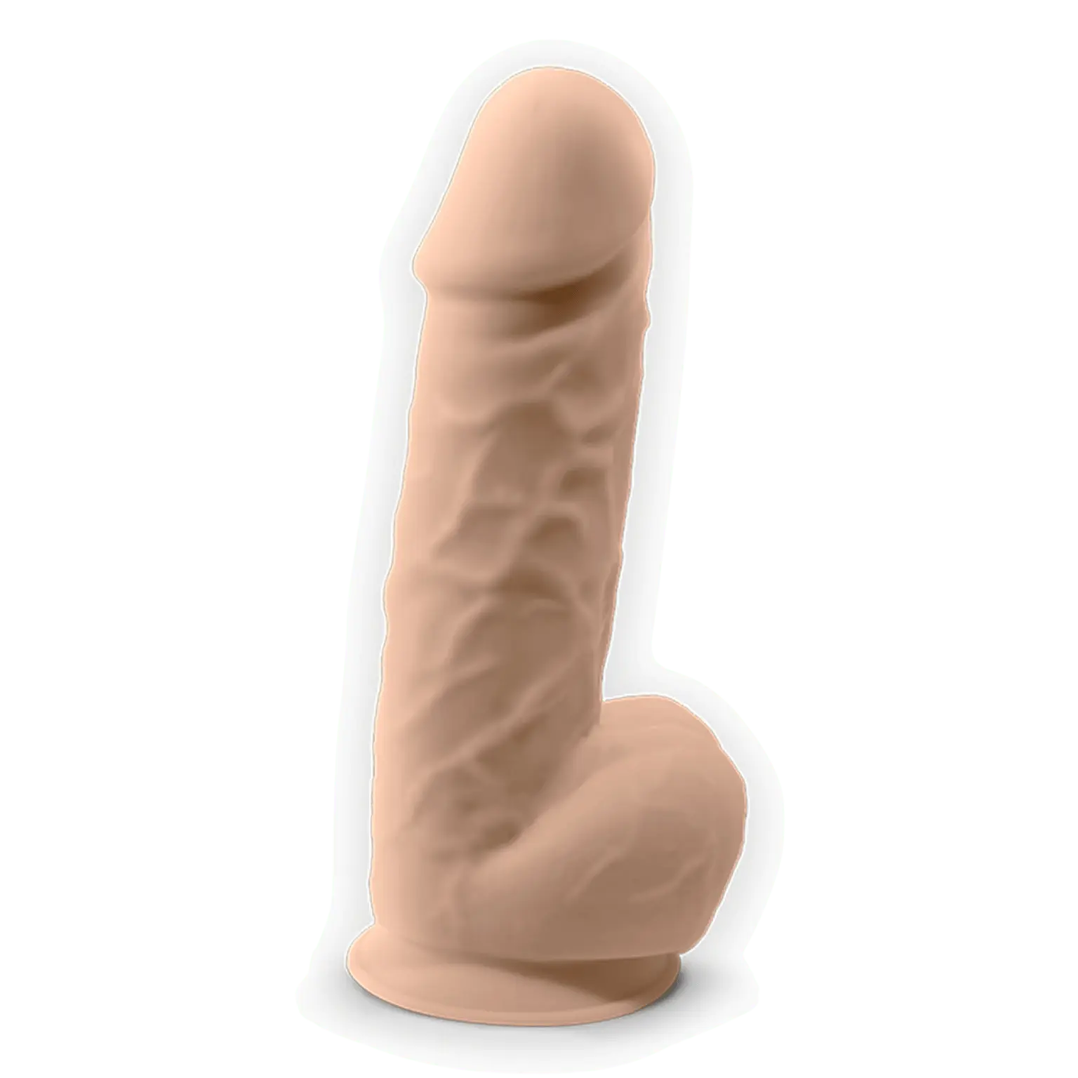 Vibro réaliste beige 21 cm avec télécommande sans fil – SilexD