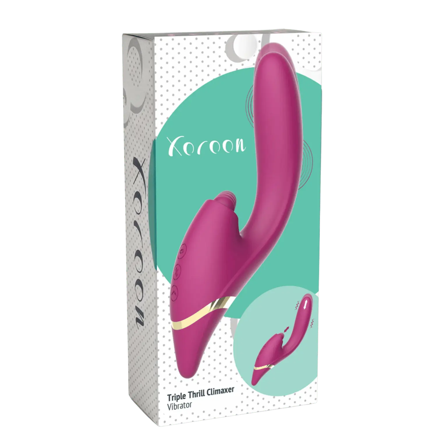 Coffret Vibromasseur Kocooon Triple Thrill Climaxer fuchsia – Oh My God’Z Plaisir luxueux