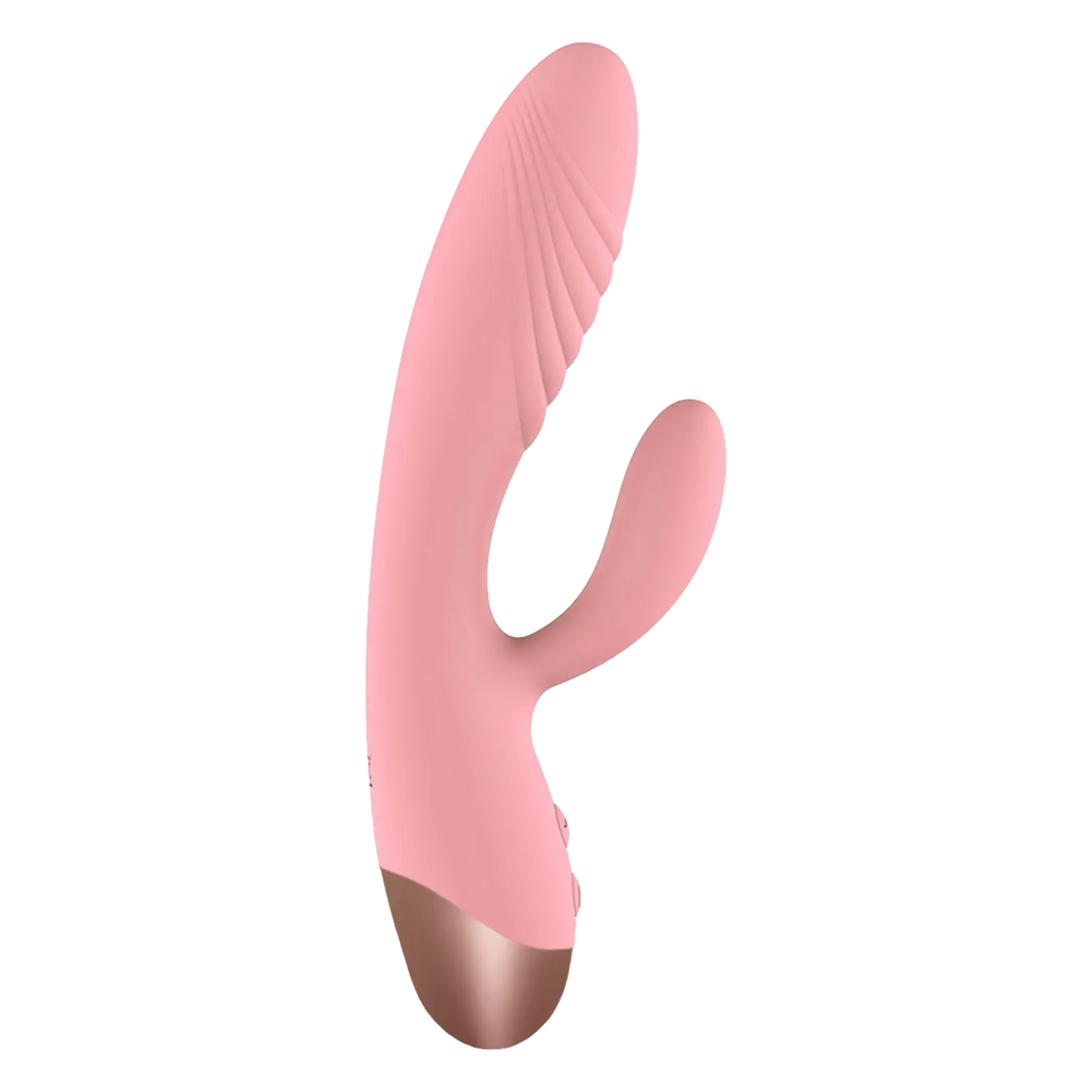 Gros plan sur le Vibromasseur Rabbit Elali Wooomy, affichant ses commandes intuitives pour un contrôle optimal de la stimulation clitoridienne et du point G. Sextoy haut de gamme chez Oh My God'Z.