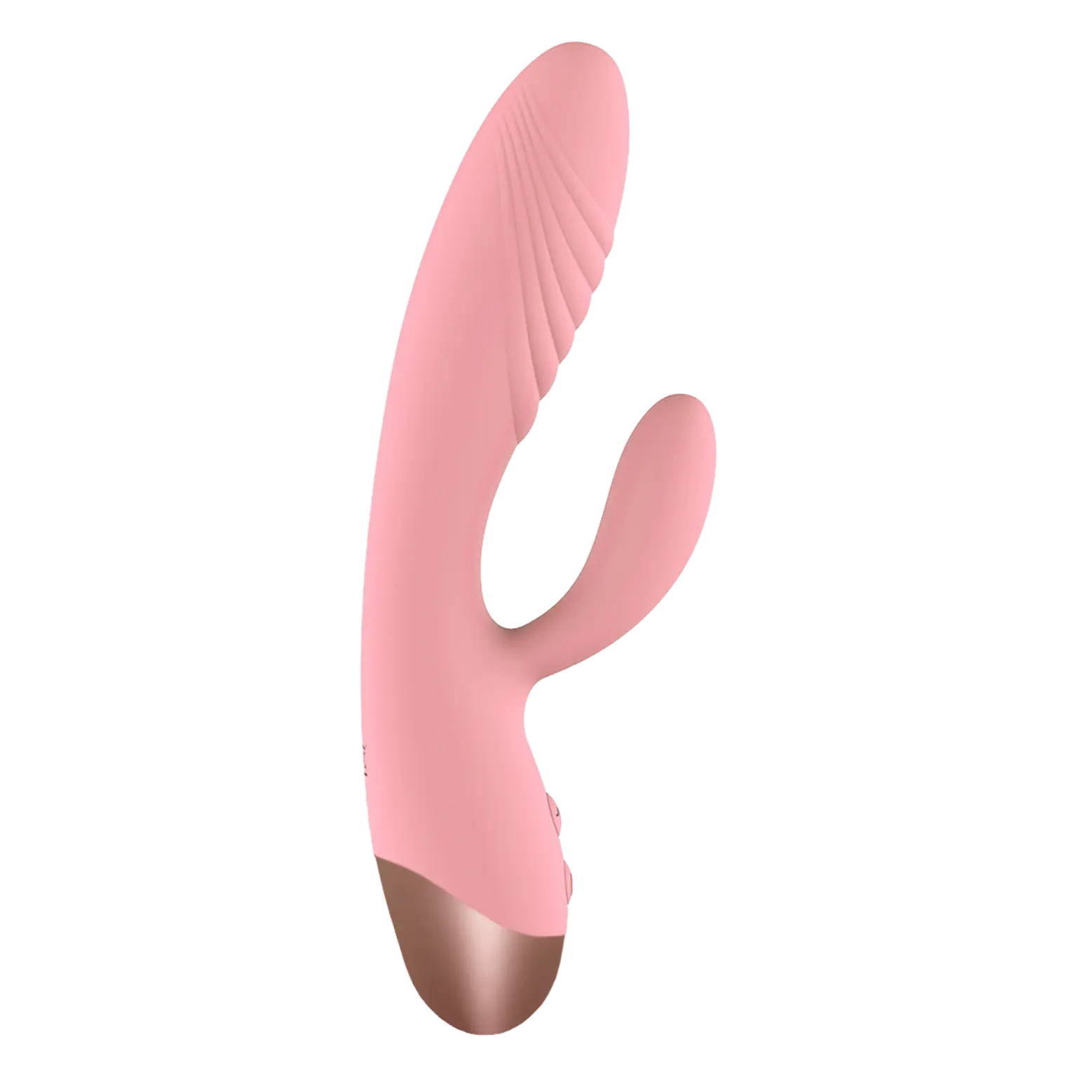 Gros plan sur le Vibromasseur Rabbit Elali Wooomy, affichant ses commandes intuitives pour un contrôle optimal de la stimulation clitoridienne et du point G. Sextoy haut de gamme chez Oh My God'Z.