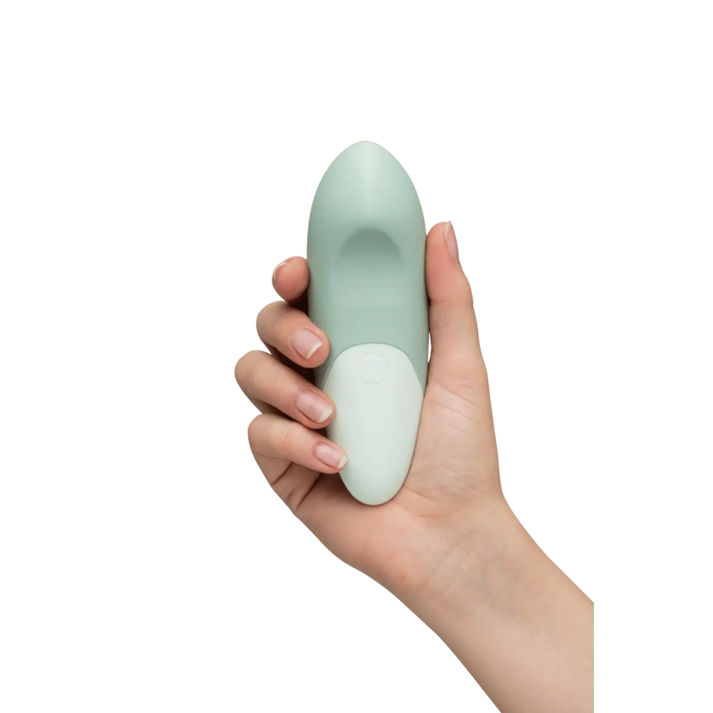 Womanizer Vibe vert clair en main, sextoy haut de gamme Oh My God'Z