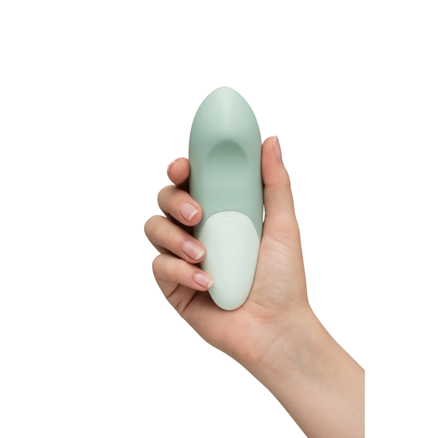 Womanizer Vibe vert clair en main, sextoy haut de gamme Oh My God'Z