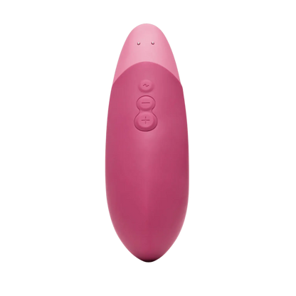 Vue arrière du Womanizer Vibe prune, sextoy haut de gamme chez Oh My God'Z