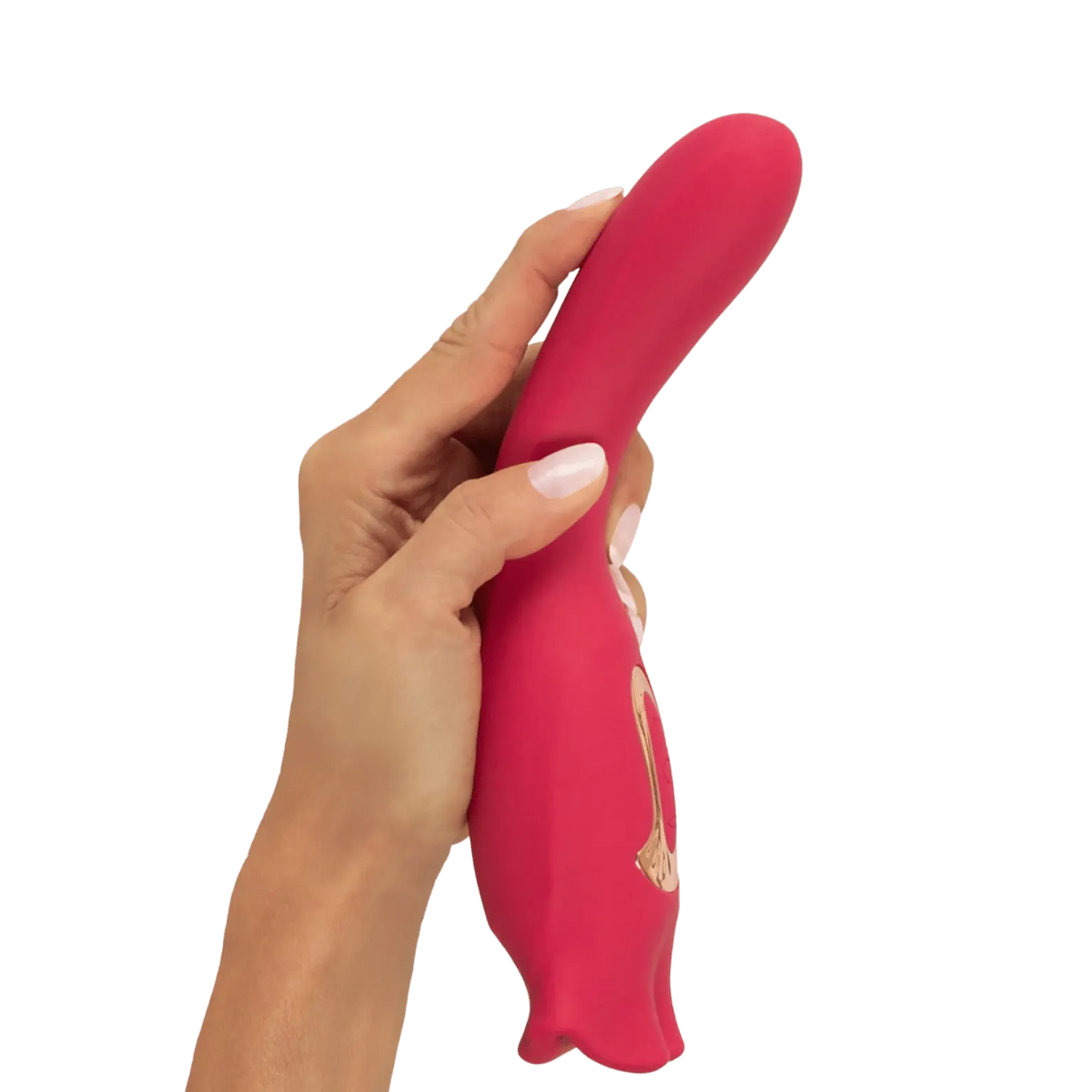 Vibro réversible Oral Fun You2Toys en main - sextoy luxe Oh My God'Z