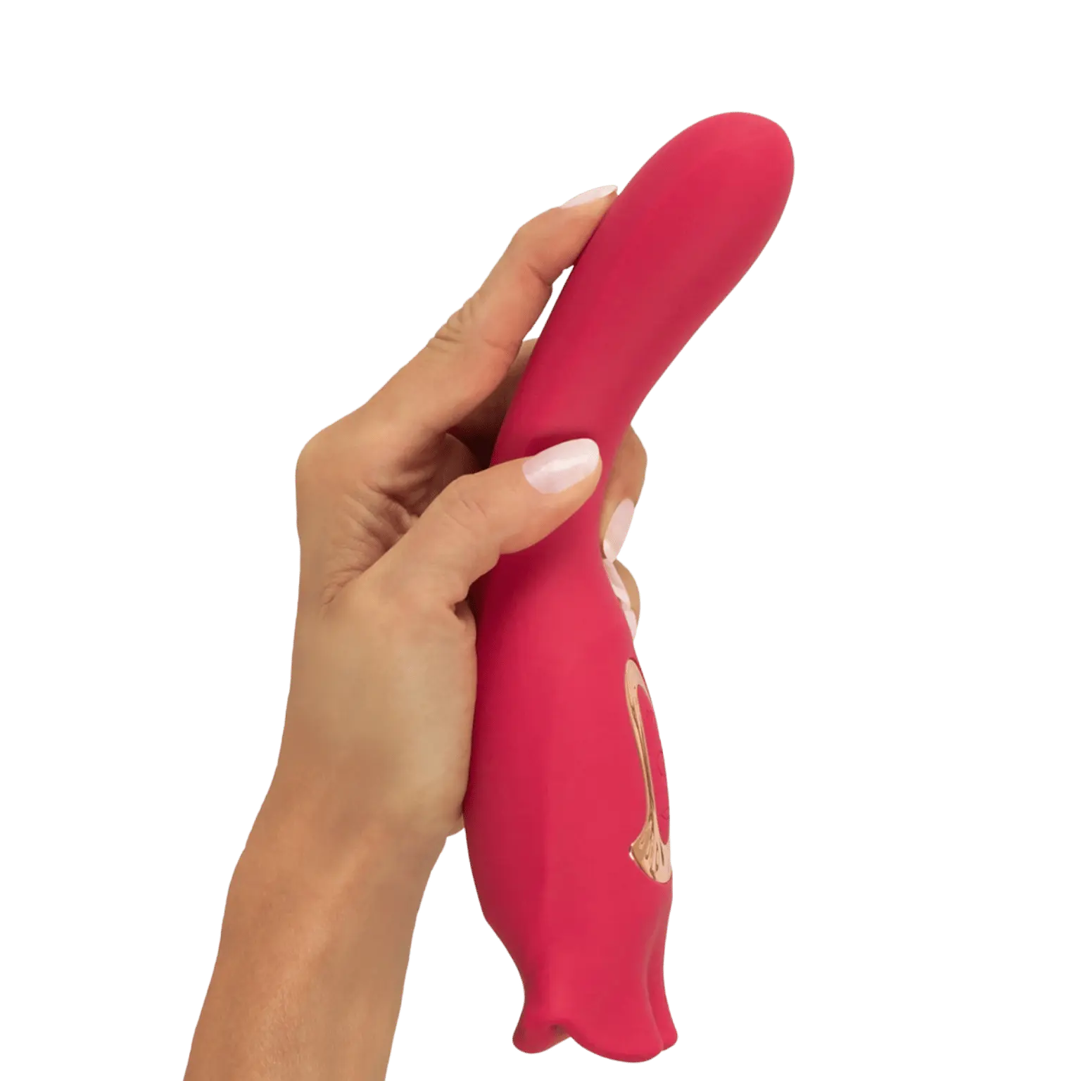 Vibro réversible Oral Fun You2Toys en main - sextoy luxe Oh My God'Z
