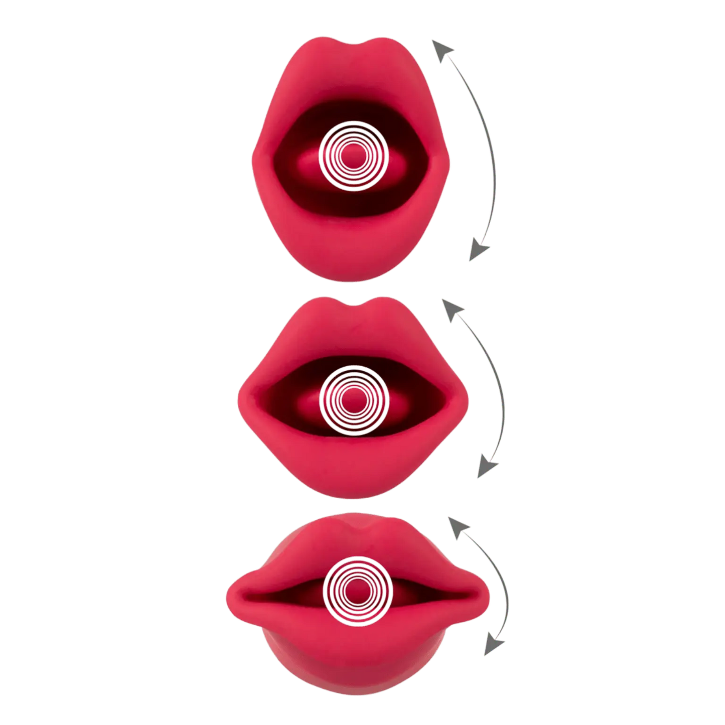 Vibromasseur Oral Fun You2Toys lèvres mouvantes - boutique Oh My God'Z