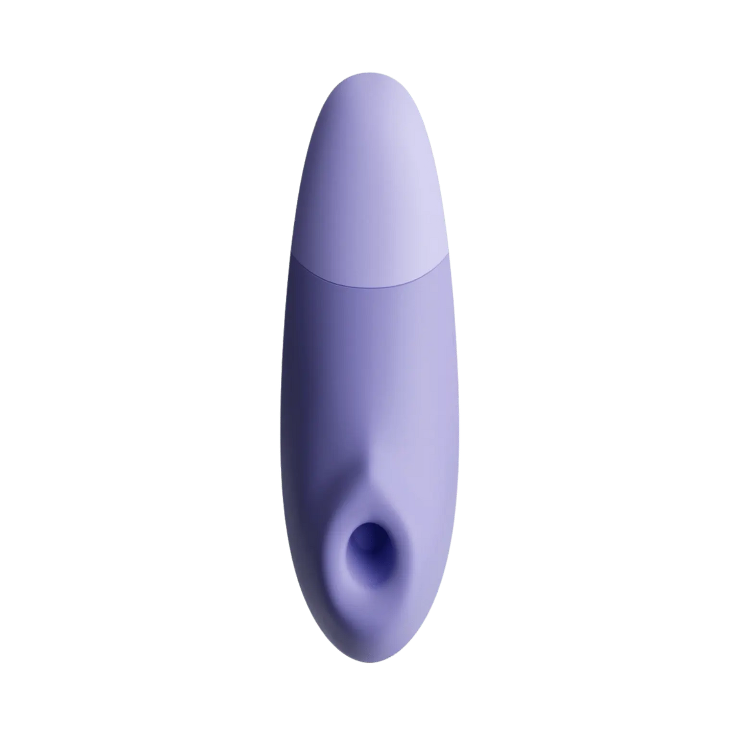 Vue frontale du Womanizer Enhance violet, embout stimulant clitoridien breveté, expérience sensorielle unique signée Womanizer chez Oh My God'Z.