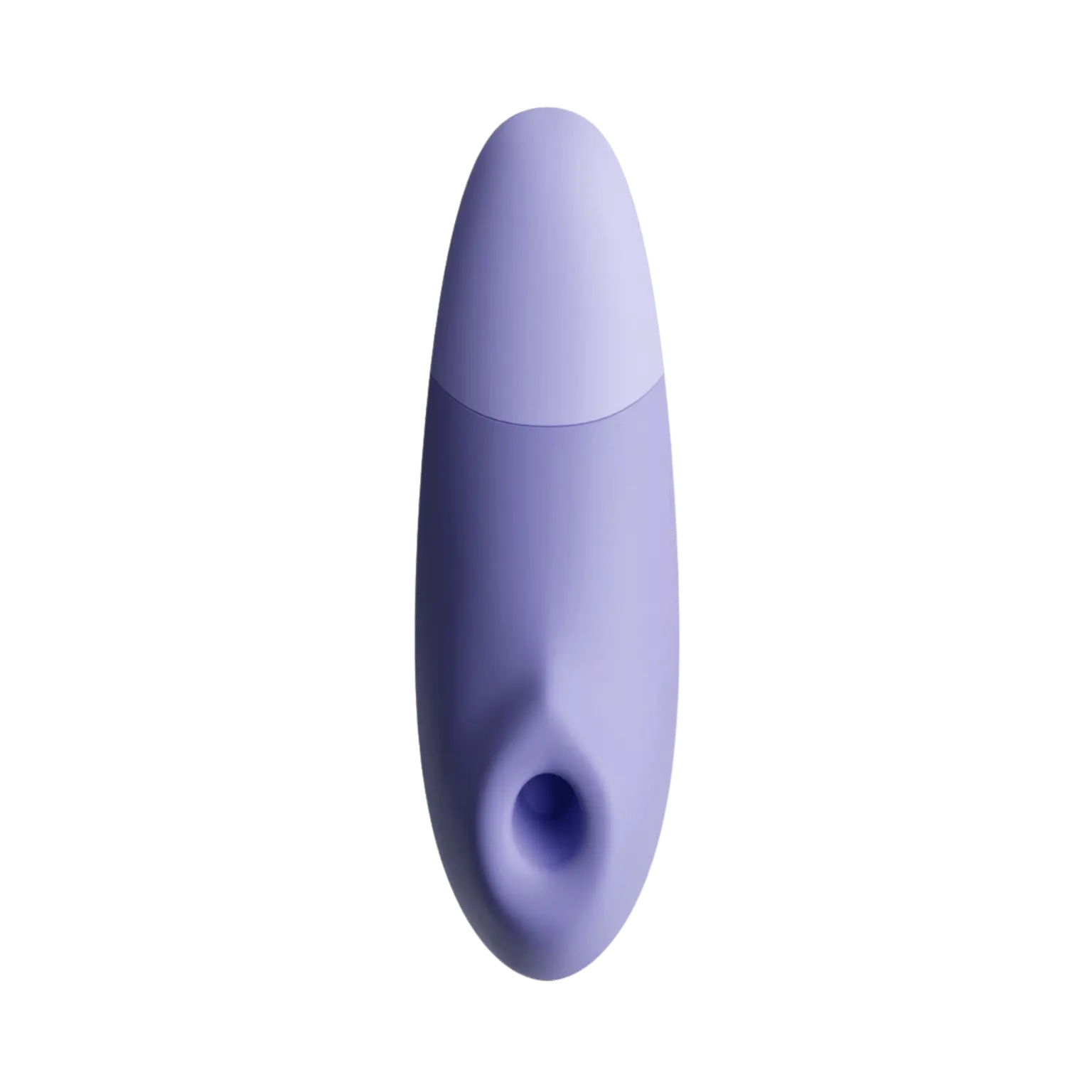 Vue frontale du Womanizer Enhance violet, embout stimulant clitoridien breveté, expérience sensorielle unique signée Womanizer chez Oh My God'Z.