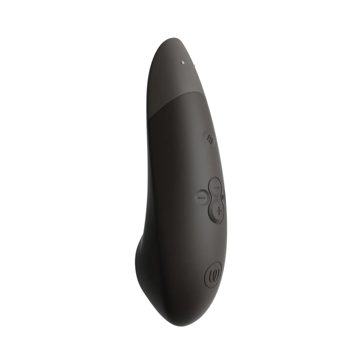 Commandes intégrées du Womanizer Enhance noir, design sobre et raffiné pour une expérience intime de luxe, en exclusivité chez Oh My God'Z.