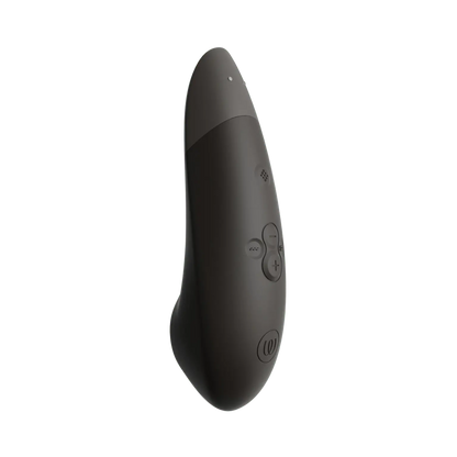 Commandes intégrées du Womanizer Enhance noir, design sobre et raffiné pour une expérience intime de luxe, en exclusivité chez Oh My God'Z.