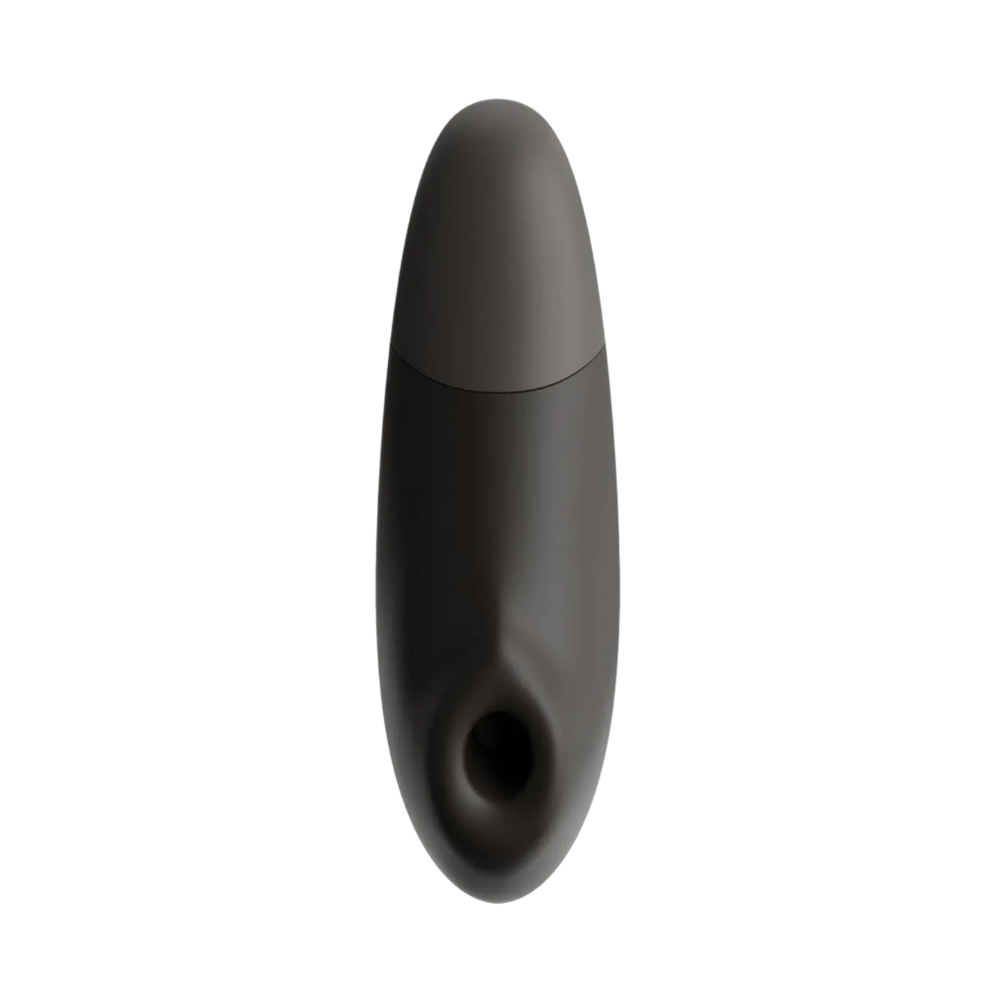 Face avant du Womanizer Enhance noir avec embout de stimulation sans contact, produit phare de la marque Womanizer en vente chez Oh My God'Z.