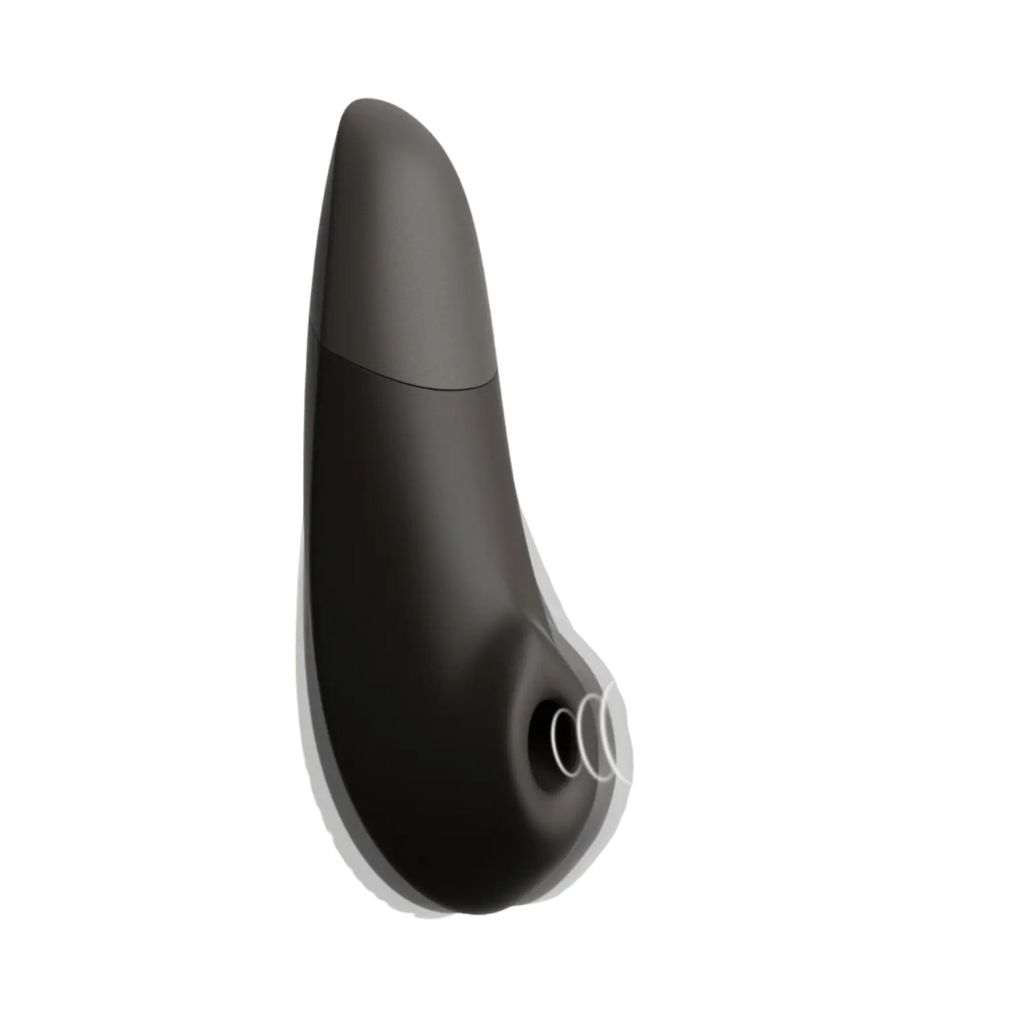 Stimulateur clitoridien Womanizer Enhance en coloris noir intense, technologie Air Pleasure brevetée pour un plaisir ciblé haut de gamme, disponible chez Oh My God'Z.