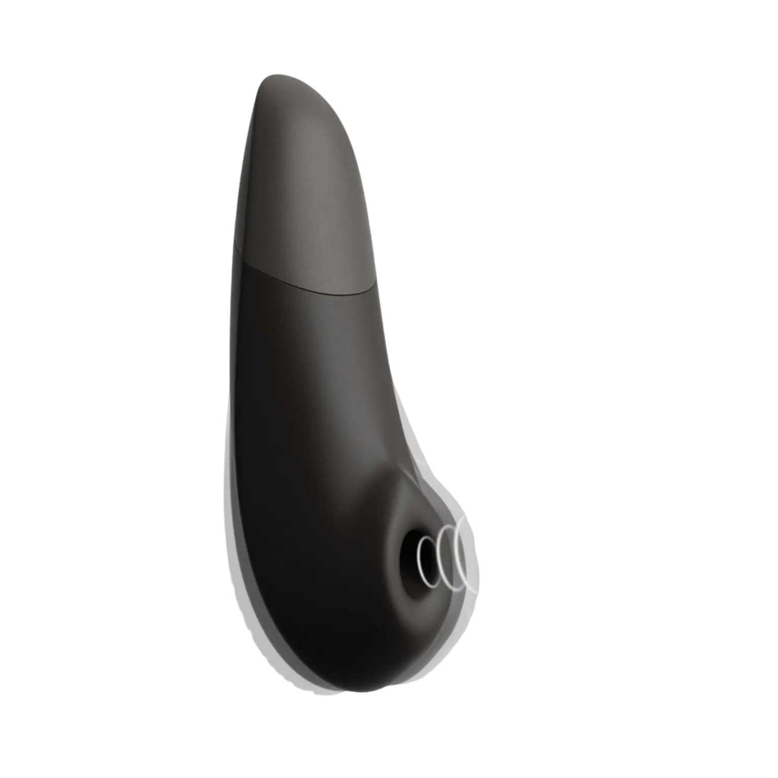 Stimulateur clitoridien Womanizer Enhance en coloris noir intense, technologie Air Pleasure brevetée pour un plaisir ciblé haut de gamme, disponible chez Oh My God'Z.