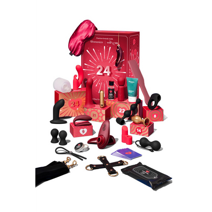 Calendrier de l'Avent erotique 2026 couples Magic Shiver, coffrets rouges et 24 sextoys accessoires - Oh My God'Z