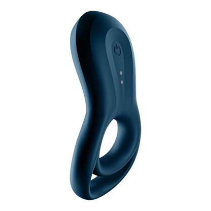 Cockring Satisfyer Epic Duo noir avec bouton de contrôle et indicateurs LED de charge - Oh My God'Z